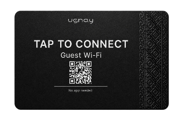 Black Ugnay Wi-Fi sharing card